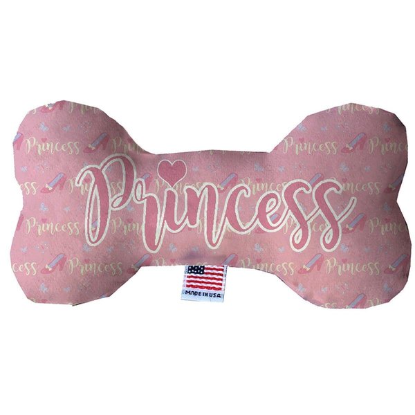 Mirage Pet Products Princess Fluffy Bone Dog Toy 8 in. 1392-TYBN8